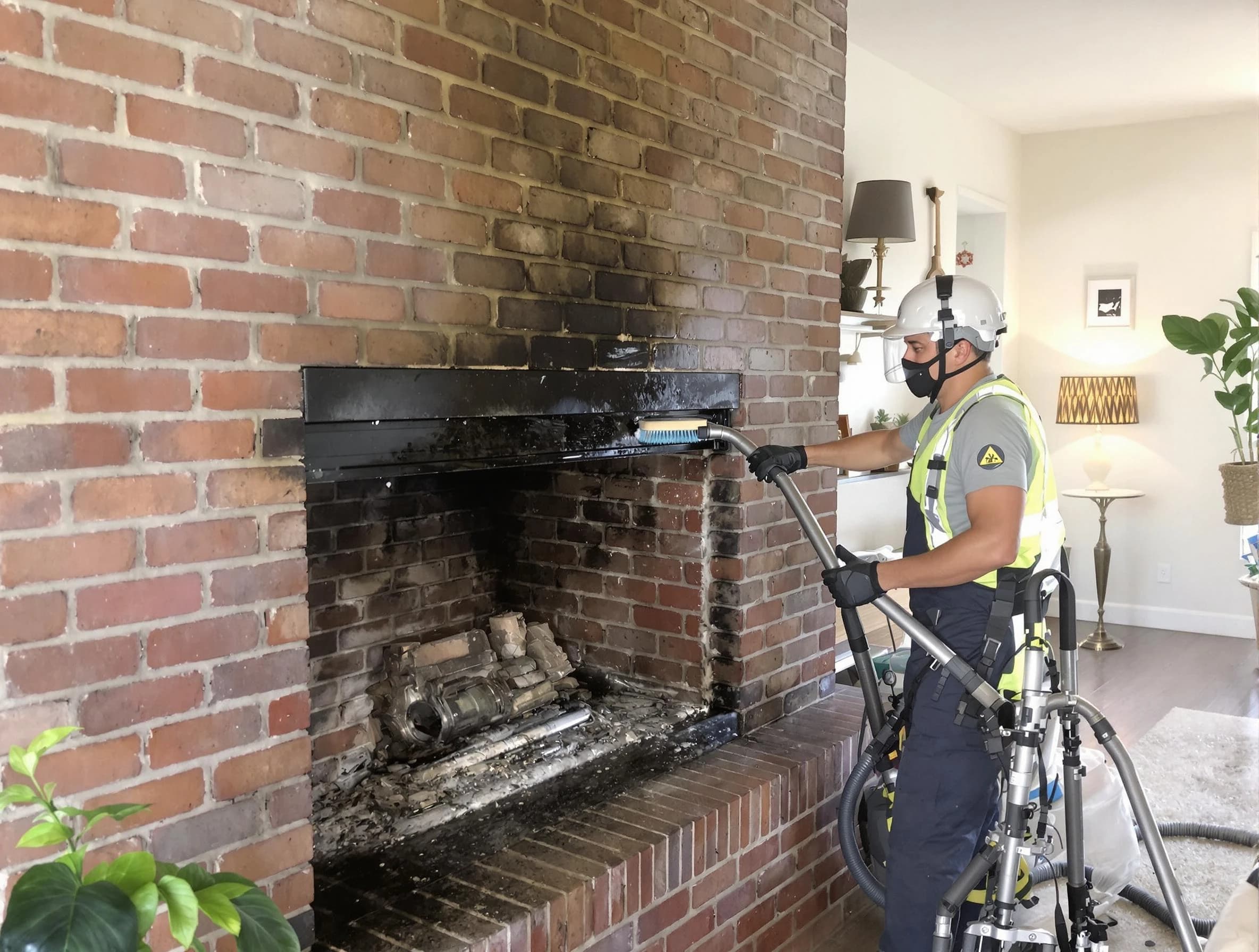 Chamblee Chimney Sweep providing fireplace cleaning services in Chamblee, GA