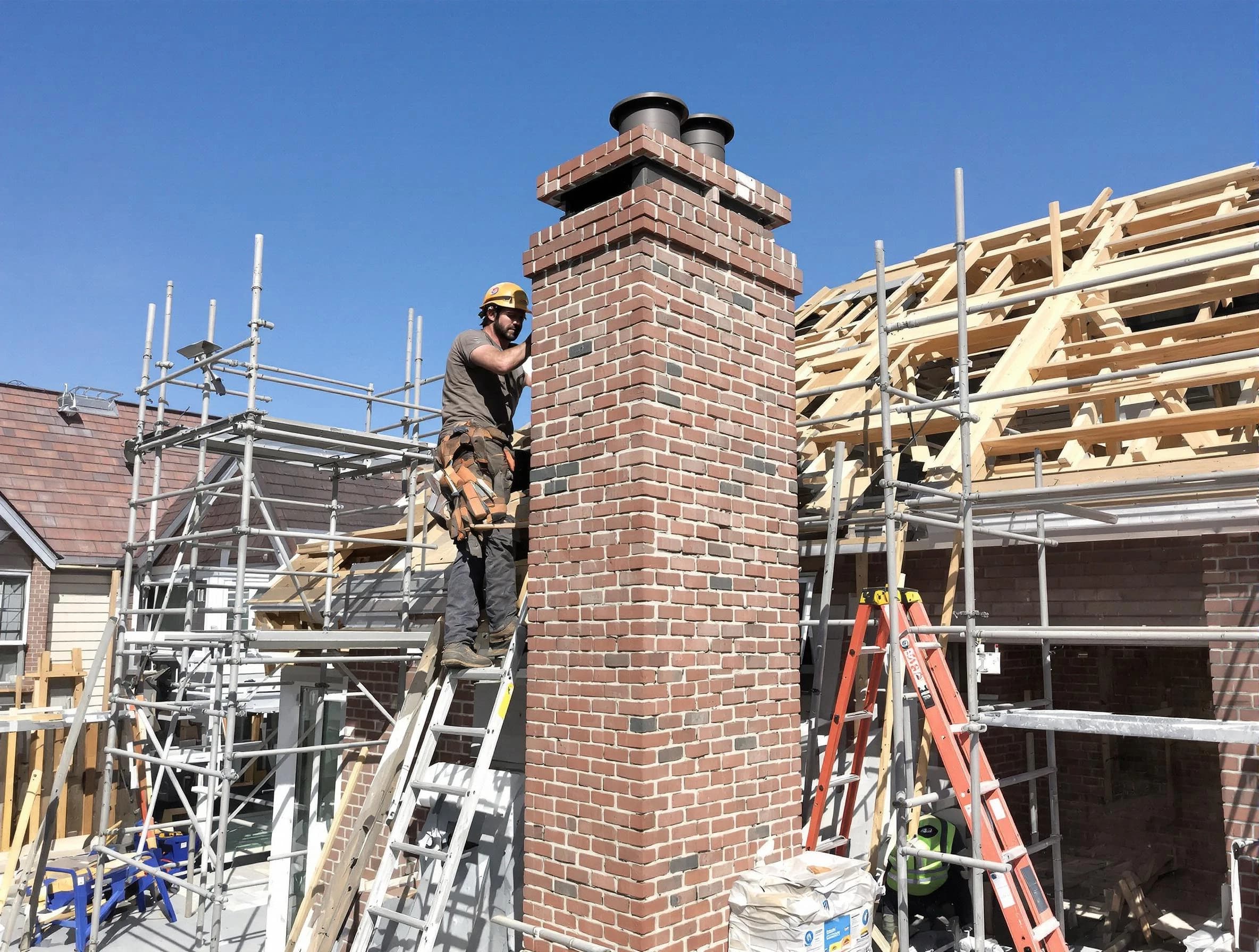 New chimney installation completed by Chamblee Chimney Sweep in Chamblee, GA