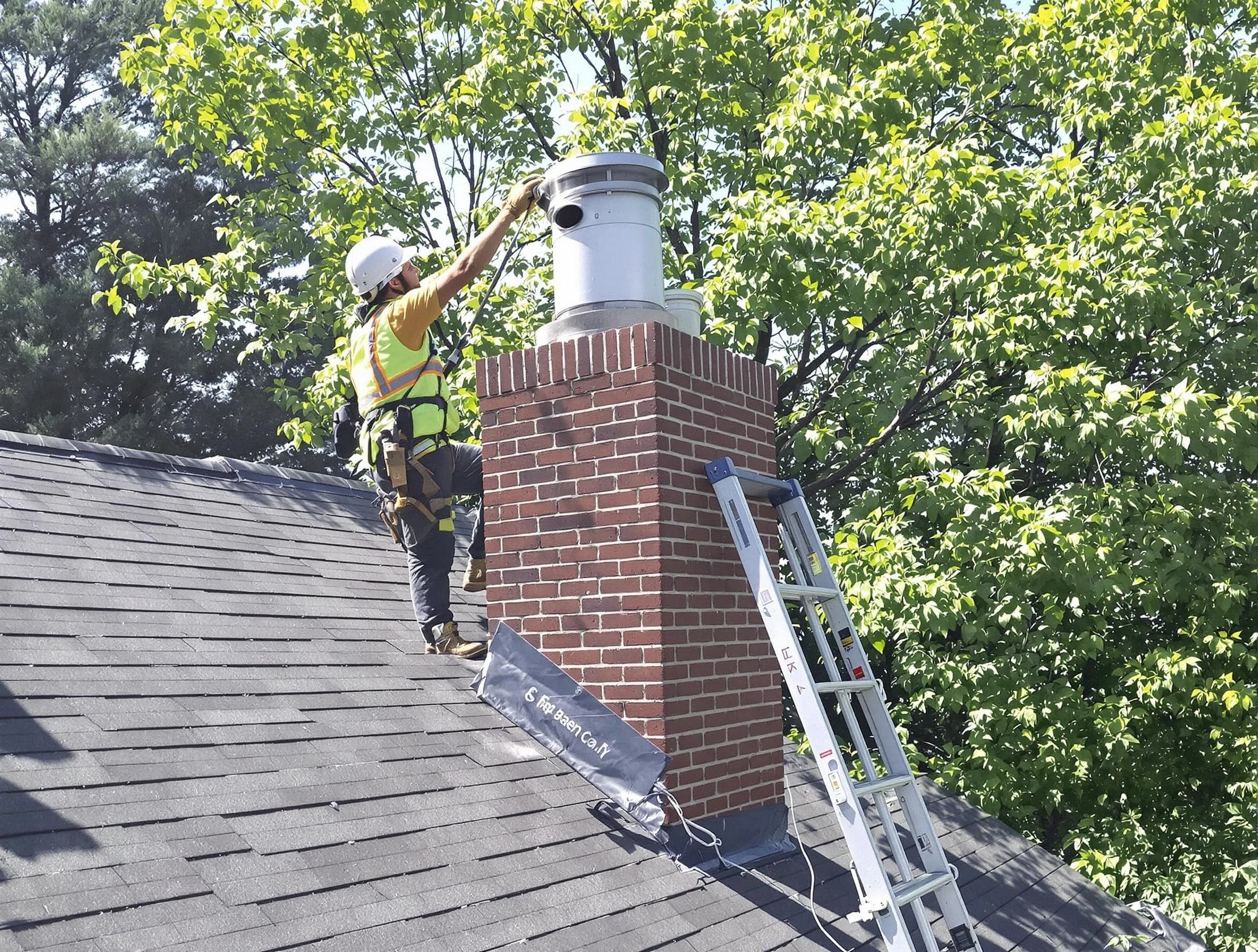 Chimney liner inspection by Chamblee Chimney Sweep in Chamblee, GA