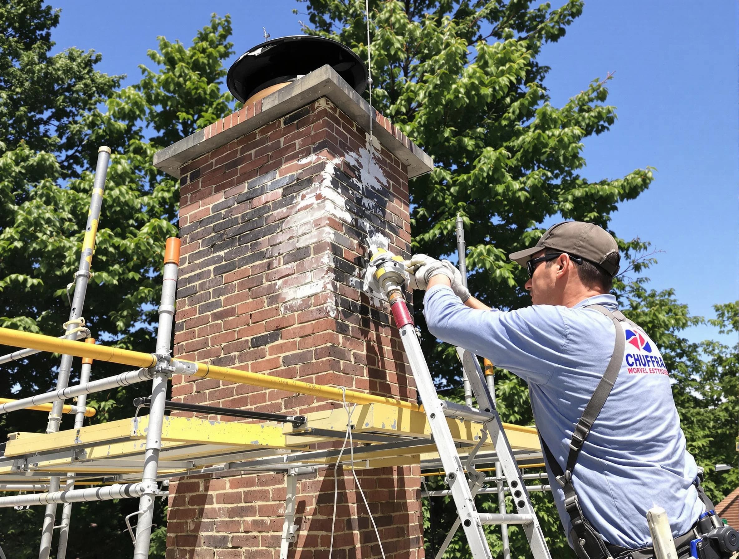 Structural chimney repair by Chamblee Chimney Sweep in Chamblee, GA