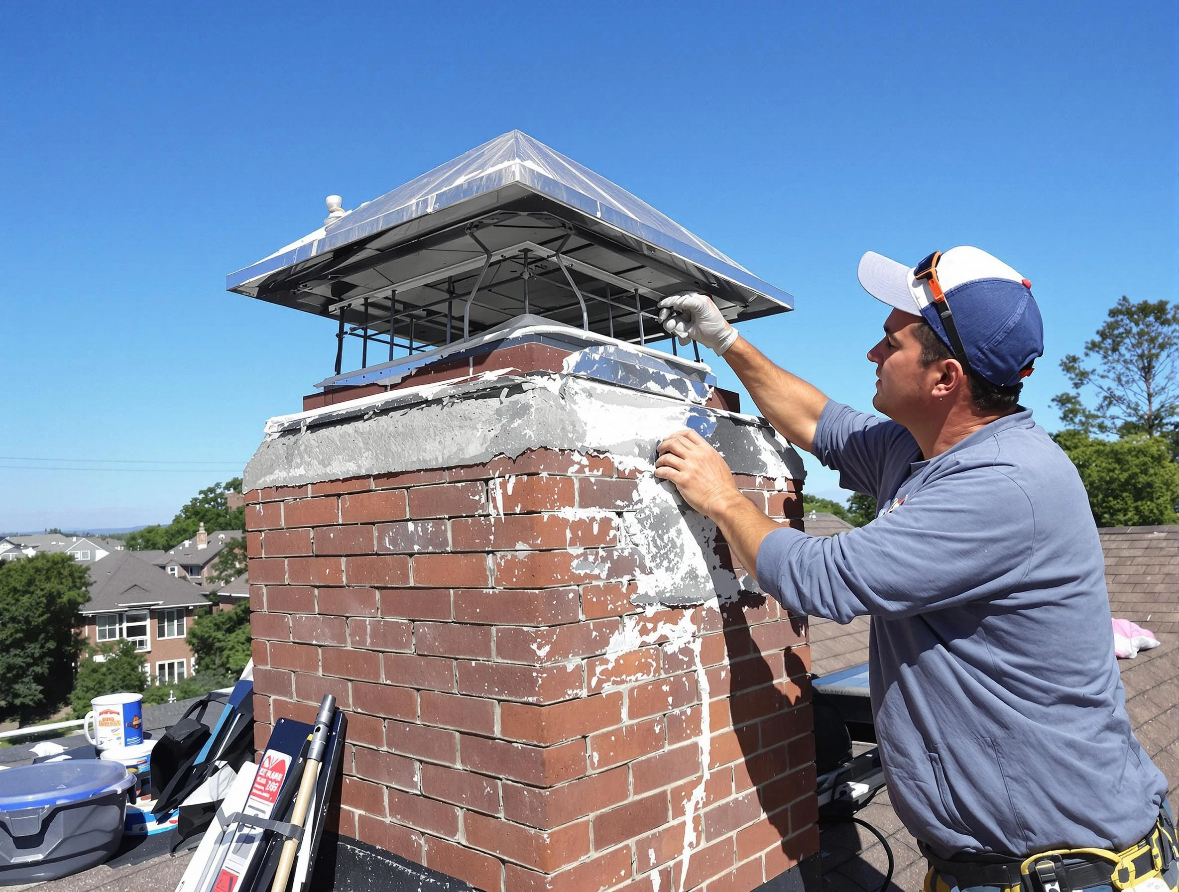 Chimney Crown Services service in Chamblee, GA