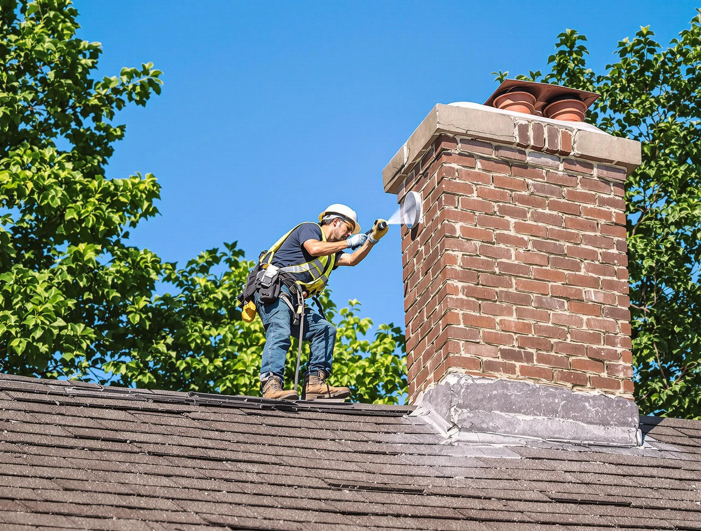 Chamblee Chimney Sweep performing an inspection with advanced tools in Chamblee, GA